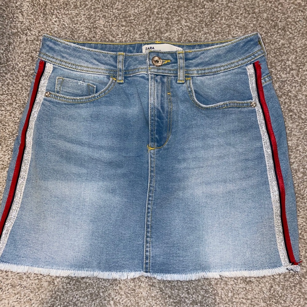 Zara denim skirt